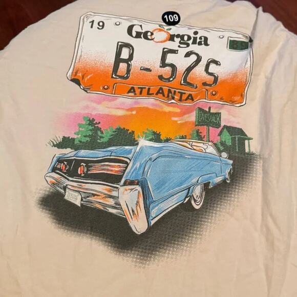 DAYDREAMER B-52's Love Shack Car Ringer Tee, Size S, New w/o Tag MSRP $85 - Picture 4 of 5